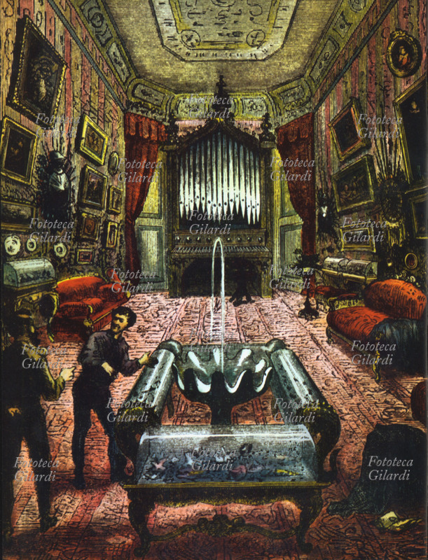 Jules VERNE (8 febbraio 1828 – 24 marzo 1905) Illustrazione per il romanzo \