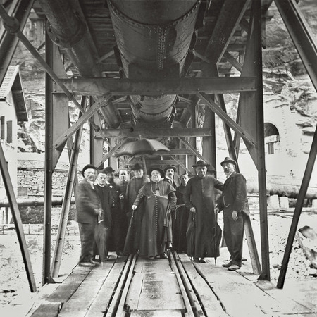 VISISTA AI LAVORI PER IL TRAFORO DEL SEMPIONE 1903 VISISTA AI LAVORI PER IL TRAFORO DEL SEMPIONE 1903