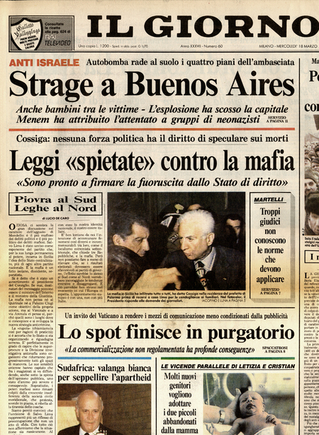 PRIMA PAGINA QUOTIDIANO IL GIORNO PRIMA PAGINA QUOTIDIANO IL GIORNO