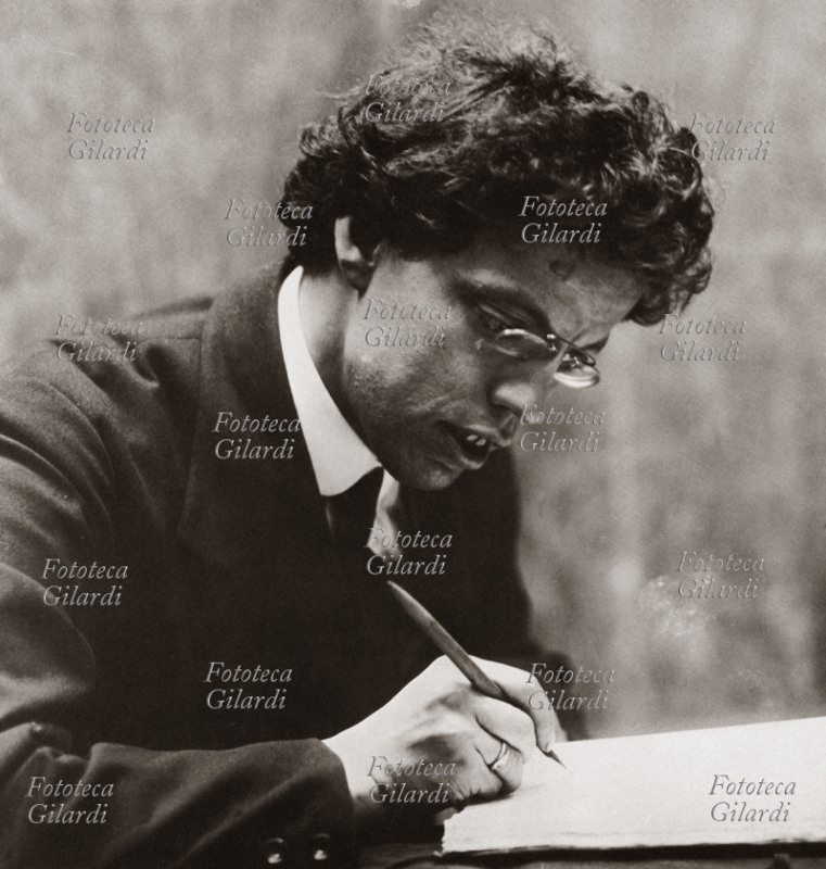 Giovanni PAPINI (9 gennaio 1881 – 8 luglio 1956), scrittore, poeta, saggista e terziario francescano italiano, fondatore delle riviste \