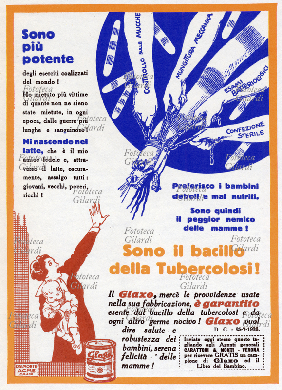 ALIMENTAZIONE Pubblicità per \