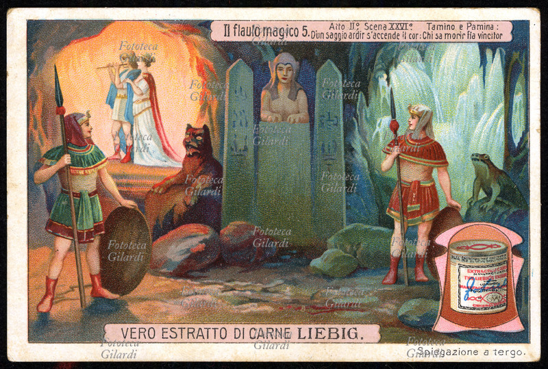 Wolfgang Amadeus MOZART (1756-1791). Il Flauto magico, Atto 1° scena XVII. D\