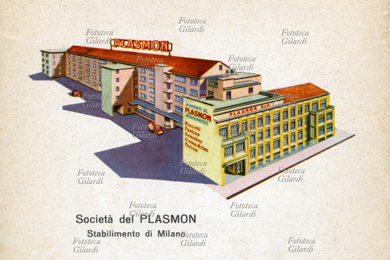 INDUSTRIA ALIMENTARE Società del Plasmon, fondata nel 1902 da Cesare Scotti, il quale ebbe l\