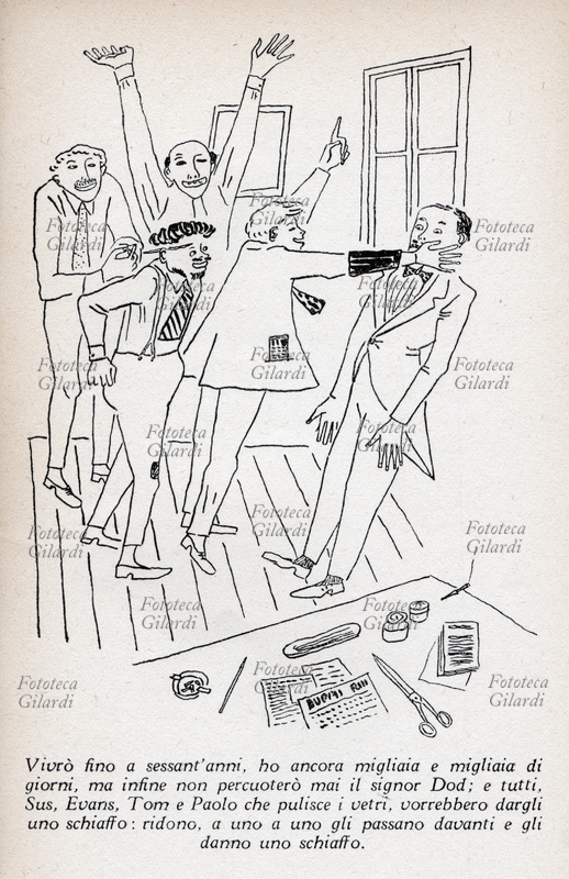 Cesare ZAVATTINI (1902-1989) il protagonista sogna la rivalsa sul capo dispotico in ufficio: \