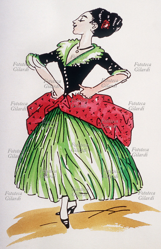 MASCHERE Colombina, maschera della Commedia del l\