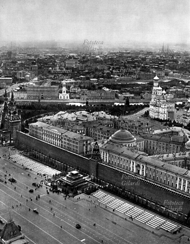 URSS Veduta aerea del Cremlino. Mosca 1920 - 1929