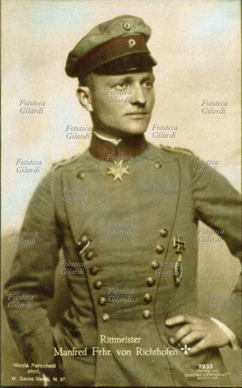 BARONE ROSSO Manfred von Richthofen (2 maggio 1892 – 21 aprile 1918), aviatore e ufficiale; nato da una famiglia dell\