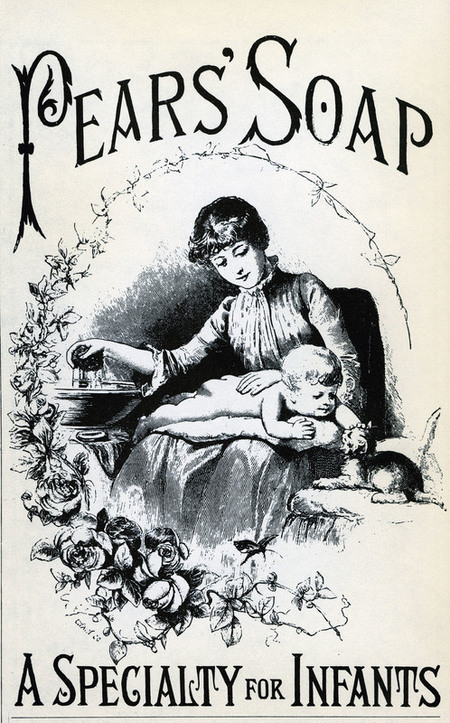 PUBBLICITÀ SAPONE PEARS 1900 PUBBLICITÀ SAPONE PEARS 1900