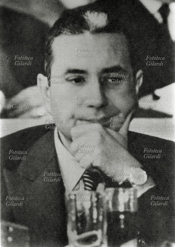 Aldo MORO (1916-1978) politico democristiano, segretario del Partito della Democrazia Cristiana (dal 1959 al 1964), 1963