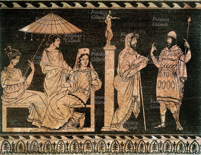 ULYSSES and Alcinous. The episode is recounted by Homer (8th-7th century BC) in the Odyssey: the king of the Phaeacians, Nausicaa\