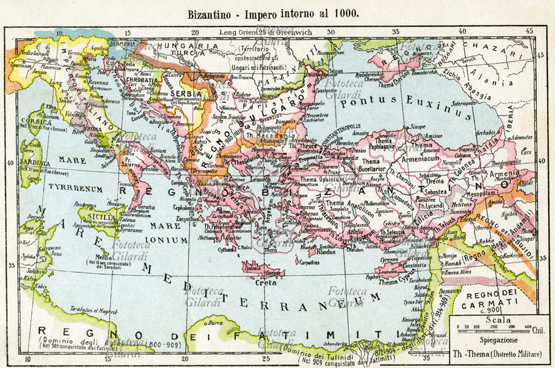 IMPERO BIZANTINO intorno all\