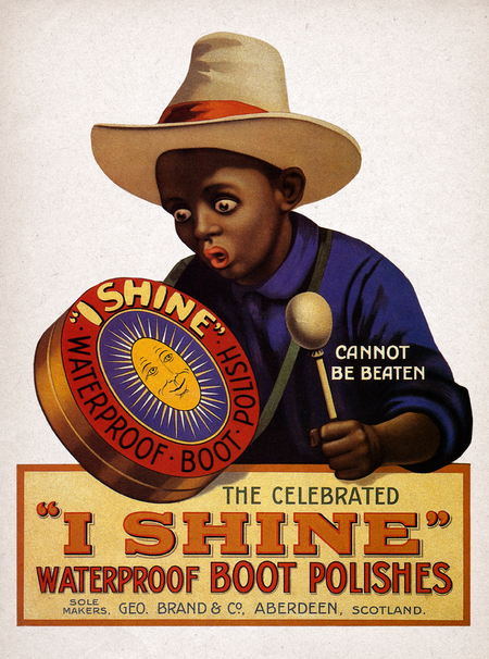 PUBBLICIT&Agrave; LUCIDO DA SCARPE I SHINE