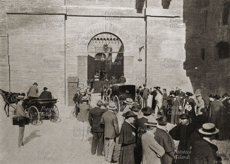 ITALIA Conclave in Vaticano: i Cardinali entrano in Vaticano per il Conclave. Sarà poi eletto il Cardinale Giuseppe Sarto, col nome di Papa Pio X, 31 luglio 1903
