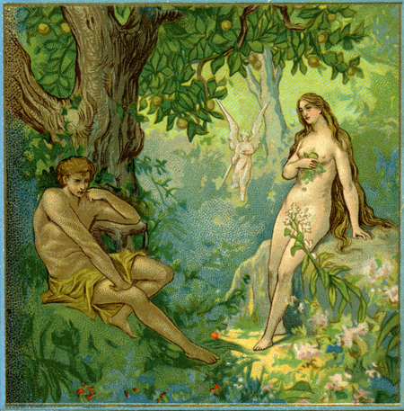 DIVINA COMMEDIA ADAMO ED EVA