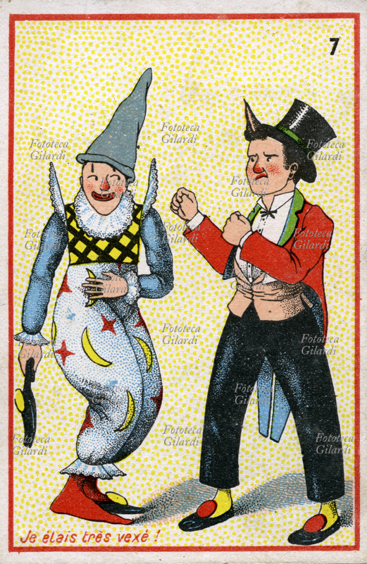 CLOWN coppia di pagliacci, il Bianco e l\