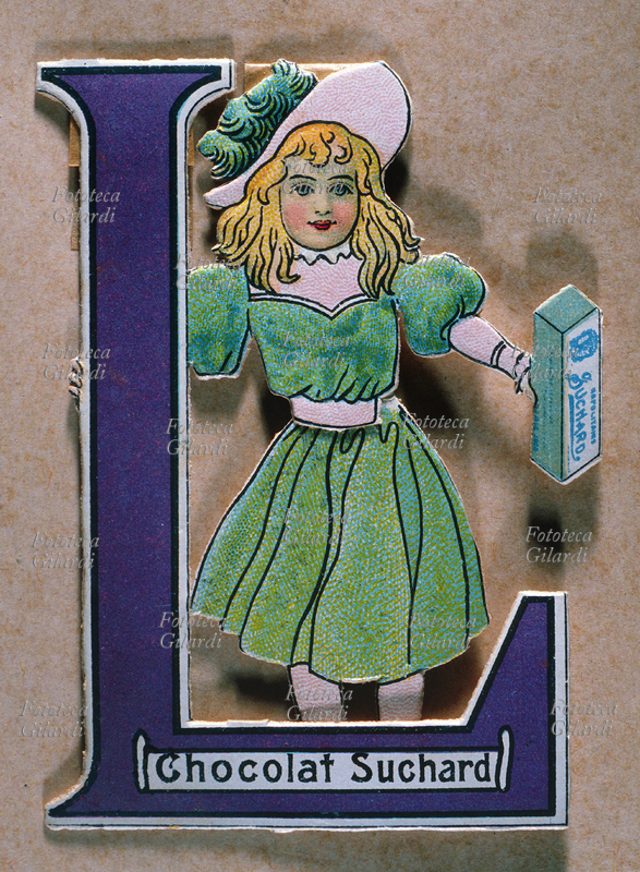 CACAO Cartoncino pubblicitario del Cacao Suchard della serie \