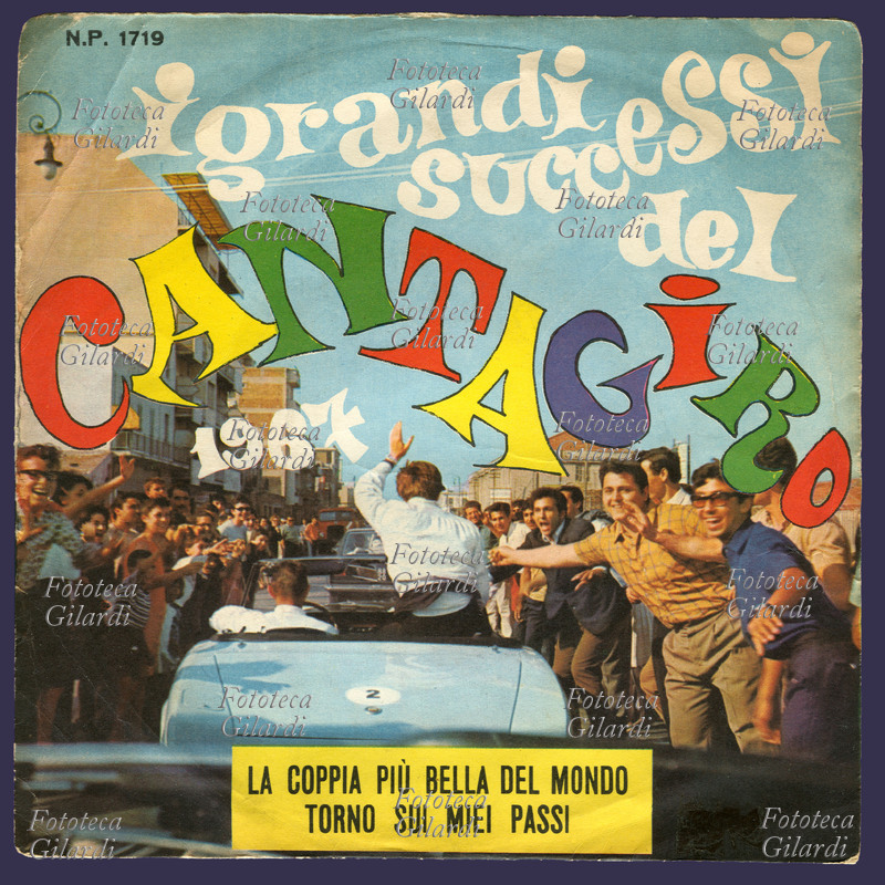 STORIA DELLA CANZONE copertina del disco 45 giri \
