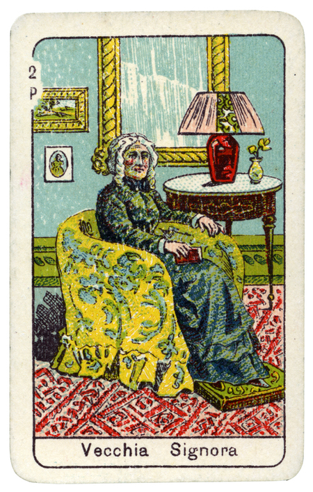 CARTE DA DIVINAZIONE LA VECCHIAIA CARTE DA DIVINAZIONE LA VECCHIAIA