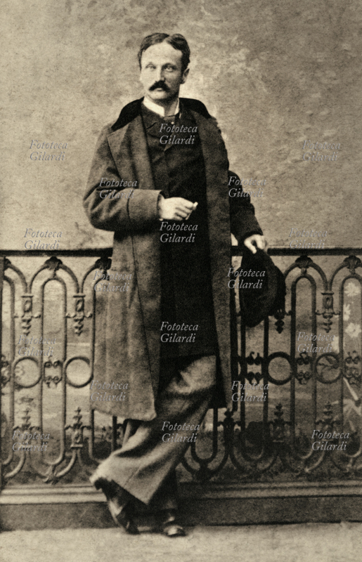 Arrigo BOITO (1842-1918), compositore, scrittore e librettista italiano, patriota garibaldino nella Terza guerra d\
