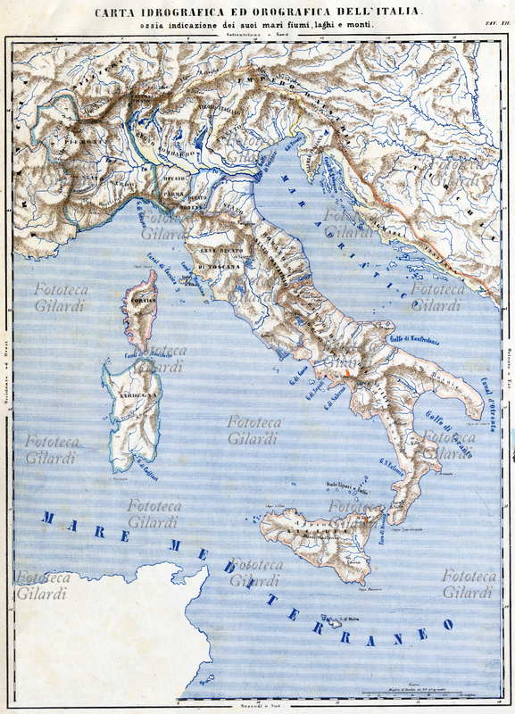 CARTOGRAFIA "Carta idrografica ed orografica dell\
