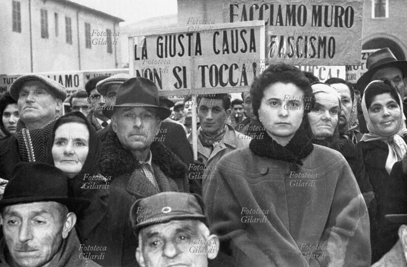 S.M.O. manifestazione sindacale contro i licenziamenti senza \