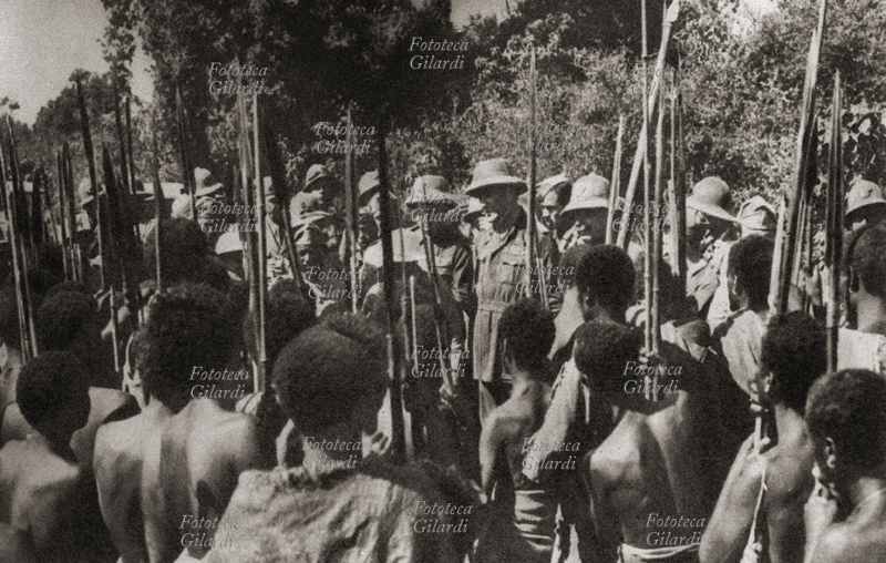 ITALIA 1935 AOI Etiopia, Guerra in Africa Orientale. Graziani tra i \