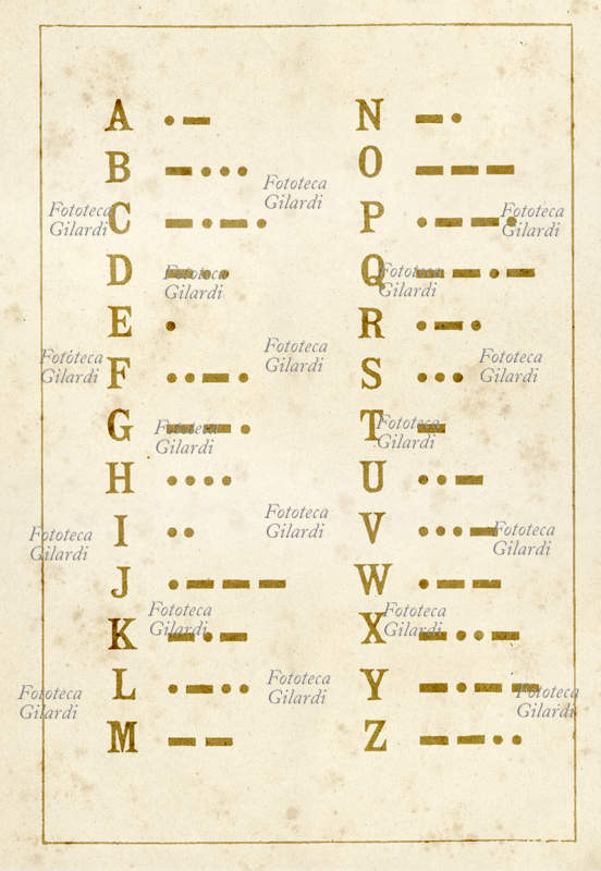 CODICE MORSE Tabella dell\