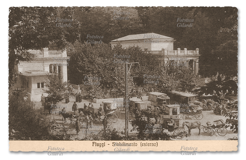 FIUGGI veduta esterna dello stabilimento termale, nell\