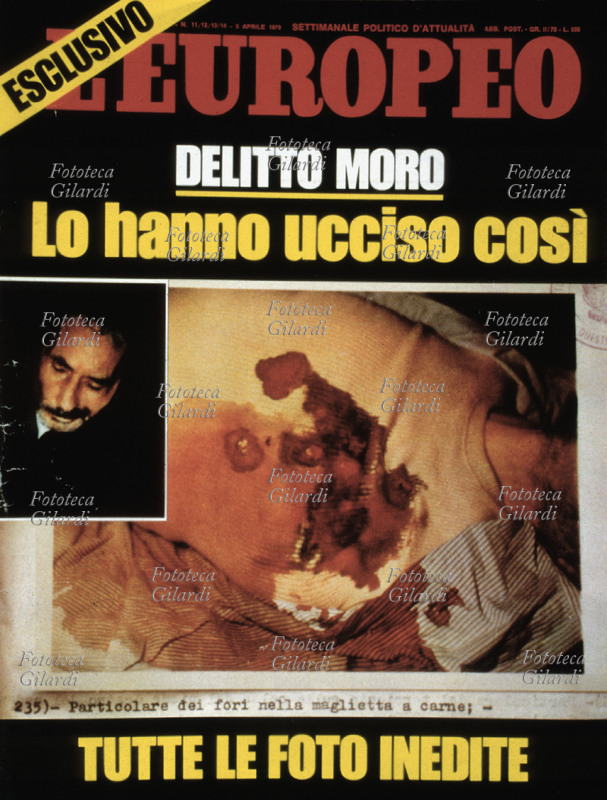 Aldo MORO (23 settembre 1916 – 9 maggio 1978) La copertina del settimanale \