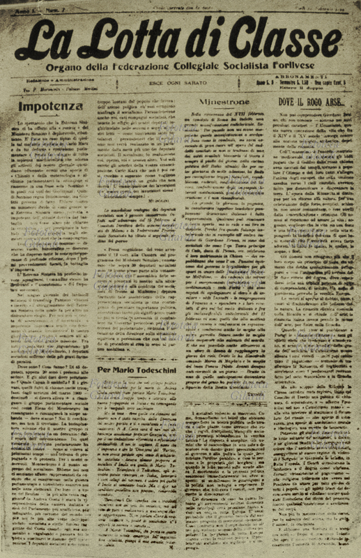 NEWSPAPERS Year I, No. 7 of the magazine \