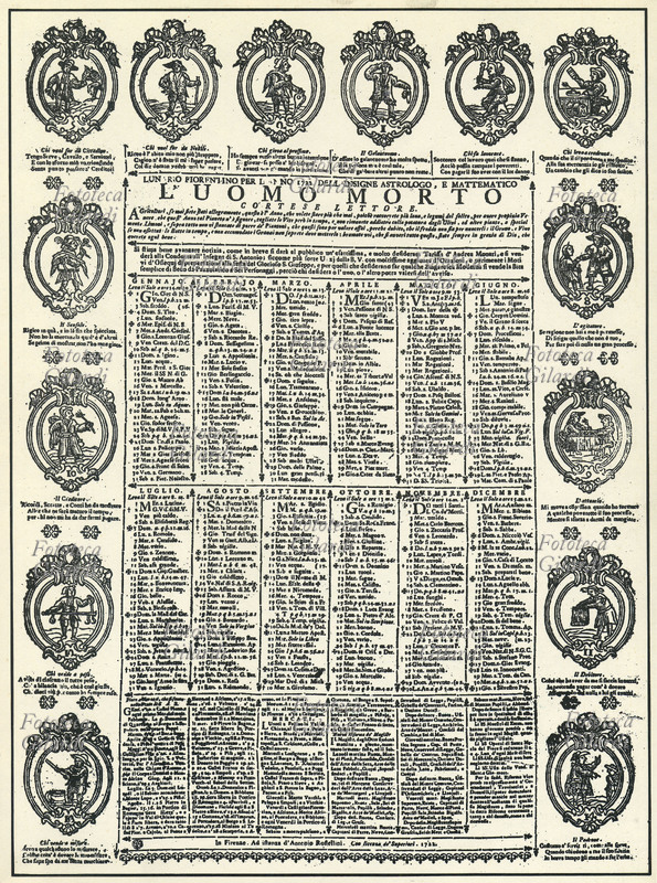LUNARIO fiorentino dell\