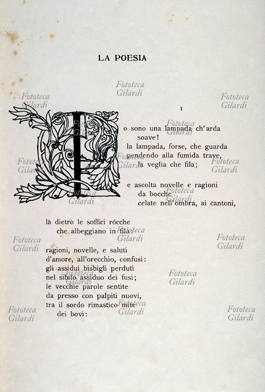 Giovanni PASCOLI (1855-1912) La Poesia da \