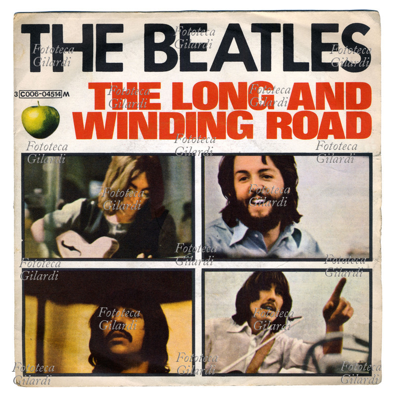 THE BEATLES Copertina del disco 45 giri \