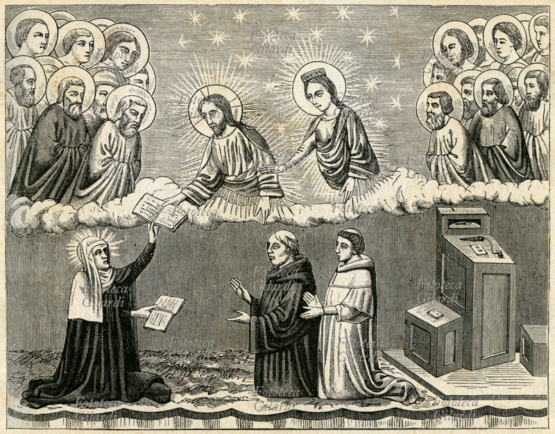 SANTA BRIGIDA (giugno 1303 - 23 luglio 1373), al secolo Brigida Birgersdotter, religiosa e mistica svedese, fondatrice dell\