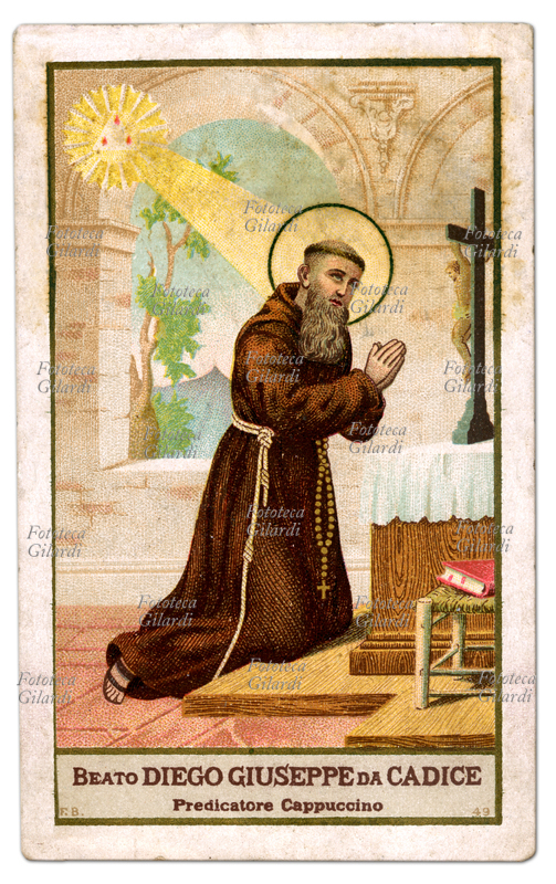Beato DIEGO GIUSEPPE DA CADICE (1743-1801) sacerdote cappuccino, chiamato l\