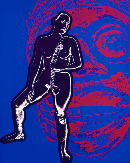 COLOR G NUDO FEMMINILE CON TRECCIA