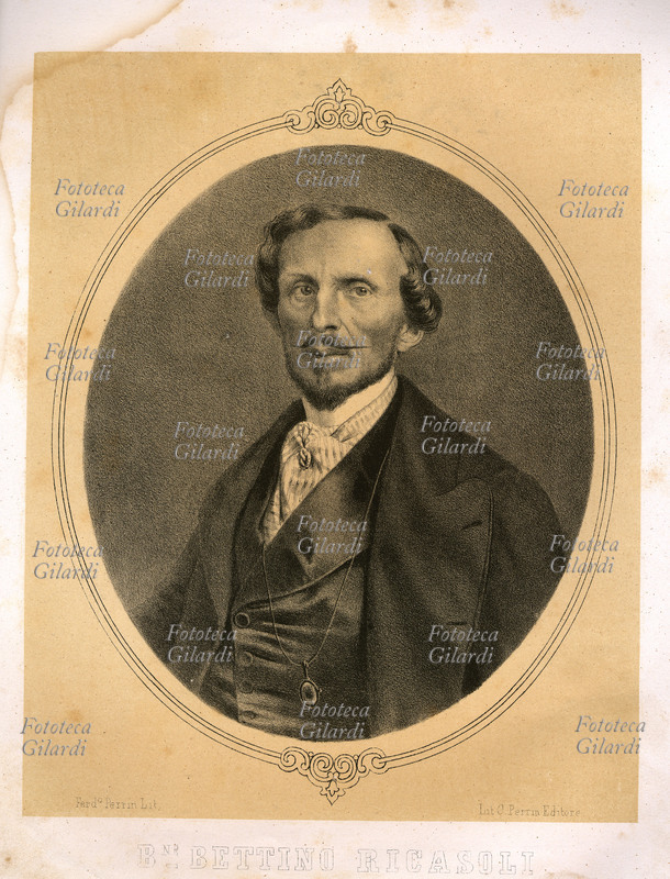 Bettino RICASOLI soprannominato il Barone di ferro (9 marzo 1809 – 23 ottobre 1880) direttore del giornale \