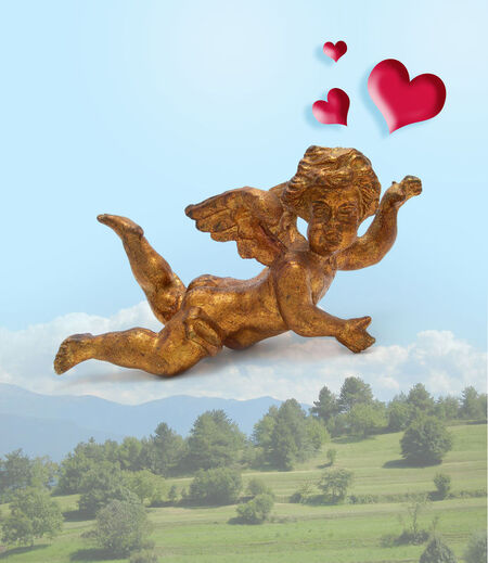 ANGELO IN VOLO MESSAGGERO DI SAN VALENTINO ANGELO IN VOLO MESSAGGERO DI SAN VALENTINO