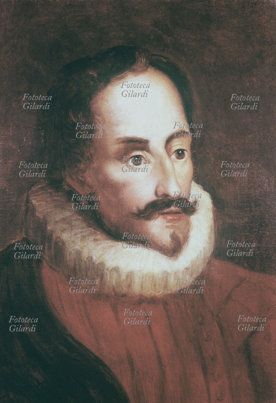 Miguel de CERVANTES (29 settembre 1547 – 22 aprile 1616) Ritratto pittorico del romanziere, poeta e commediografo spagnolo del XVIII secolo