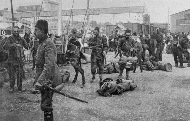 PRIMA GUERRA MONDIALE La mobilitazione turca: arrivo di reclute dall\