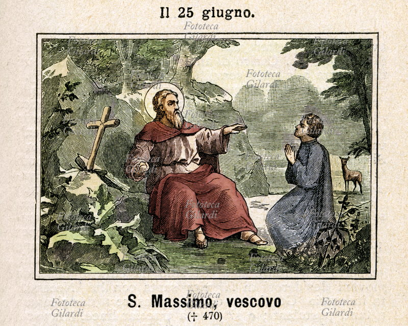 San MASSIMO vescovo (IV secolo - 420 circa) conosciuto anche come Massimo I, è storicamente considerato il fondatore della Arcidiocesi di Torino. Discepolo di Sant\