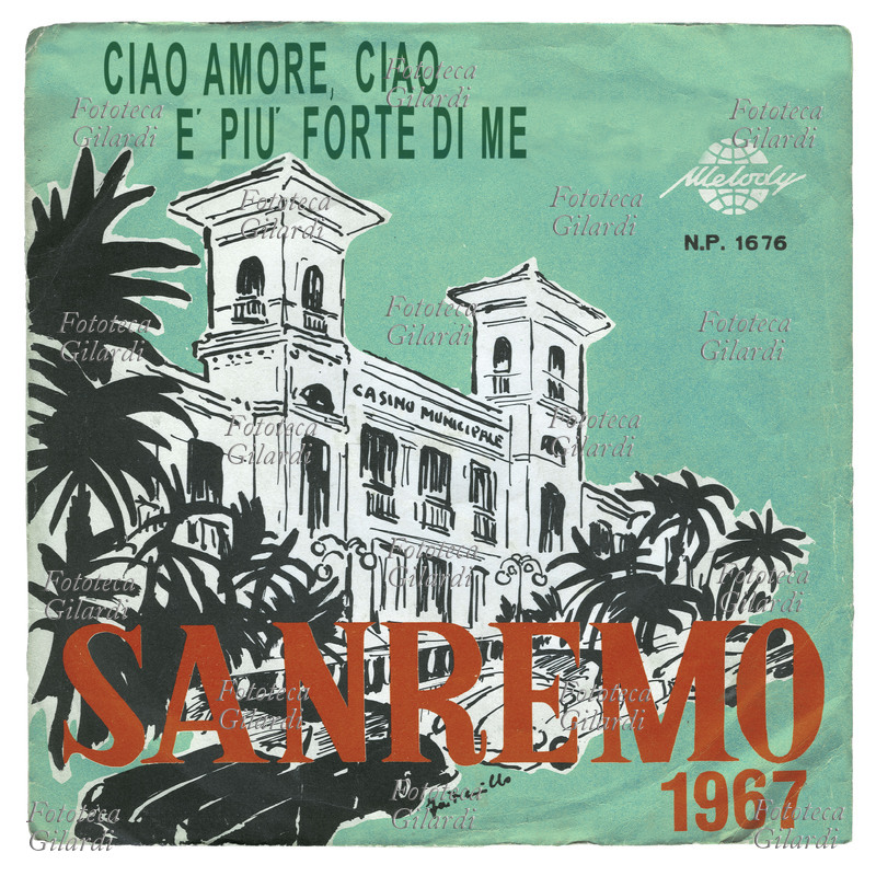 STORIA DELLA CANZONE copertina del disco 45 giri \