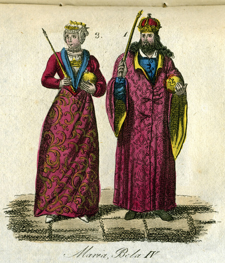 MARIA E BELA IV REALI DI UNGHERIA