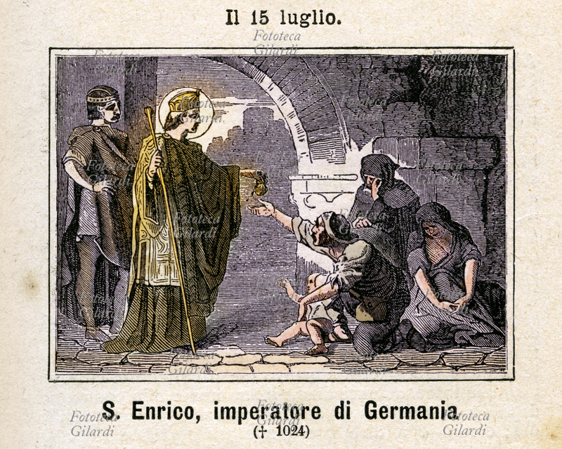 ENRICO II il Santo (6 maggio 973 o 978 - 13 luglio 1024) re d\
