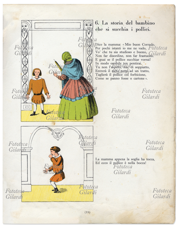 PIERINO PORCOSPINO Pagina interna dal celebre libro \