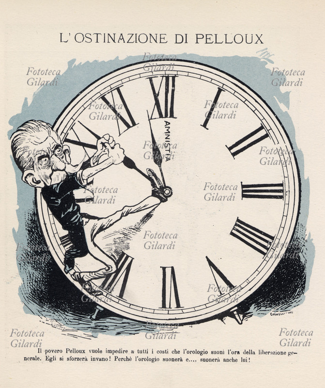 Luigi PELLOUX (1839-1927) vignetta da \