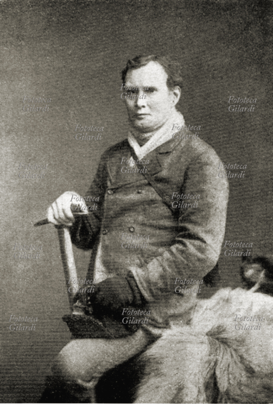 Edward WHYMPER (18401911) ritratto del primo alpinista che conquistò la vetta del Cervino nel 1865. Morì in Svizzera nel 1911