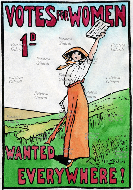 EMANCIPAZIONE FEMMINILE Manifesto per la diffusione del giornale femminista inglese \