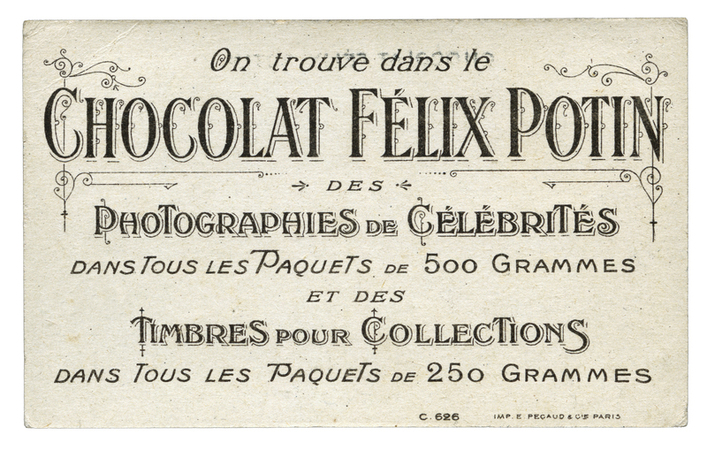 FIGURINA PROMOZIONALE CIOCCOLATO POTIN