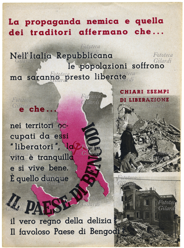 RSI PROPAGANDA "La propaganda nemica e quella dei traditori affermano che... Nell\